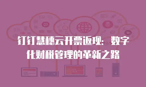 钉钉慧穗云开票返现：数字化财税管理的革新之路