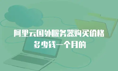 阿里云国外服务器购买价格多少钱一个月的
