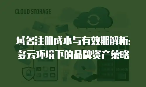 域名注册成本与有效期解析：多云环境下的品牌资产策略