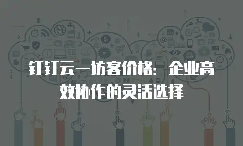 钉钉云一访客价格：企业高效协作的灵活选择