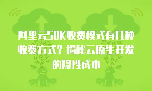 阿里云SDK收费模式有几种收费方式？揭秘云原生开发的隐性成本