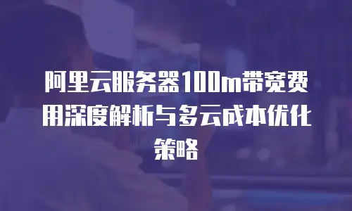 阿里云服务器100m带宽费用深度解析与多云成本优化策略