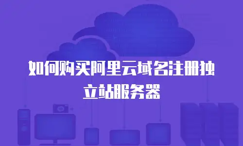 如何购买阿里云域名注册独立站服务器