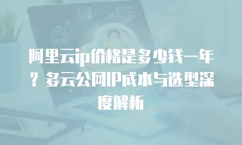 阿里云ip价格是多少钱一年？多云公网IP成本与选型深度解析