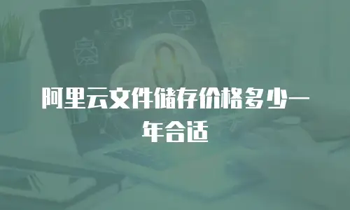 阿里云文件储存价格多少一年合适