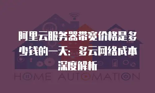 阿里云服务器带宽价格是多少钱的一天：多云网络成本深度解析