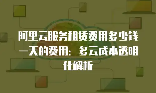 阿里云服务租赁费用多少钱一天的费用：多云成本透明化解析