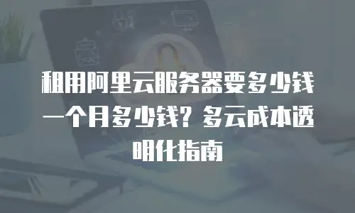 租用阿里云服务器要多少钱一个月多少钱？多云成本透明化指南