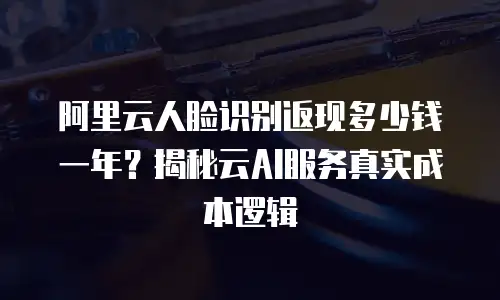 阿里云人脸识别返现多少钱一年？揭秘云AI服务真实成本逻辑