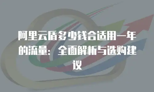 阿里云盾多少钱合适用一年的流量：全面解析与选购建议