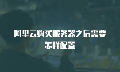 阿里云购买服务器之后需要怎样配置