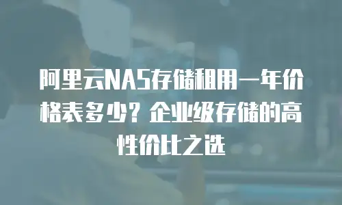 阿里云NAS存储租用一年价格表多少？企业级存储的高性价比之选