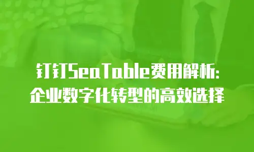 钉钉SeaTable费用解析：企业数字化转型的高效选择