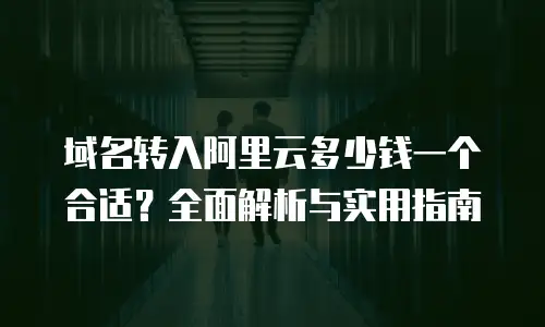 域名转入阿里云多少钱一个合适？全面解析与实用指南