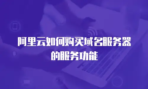阿里云如何购买域名服务器的服务功能