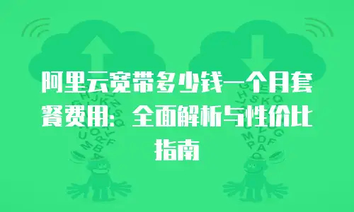 阿里云宽带多少钱一个月套餐费用：全面解析与性价比指南