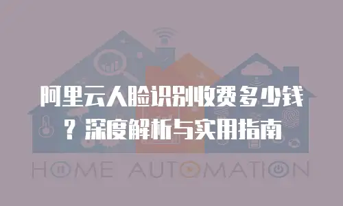 阿里云人脸识别收费多少钱？深度解析与实用指南