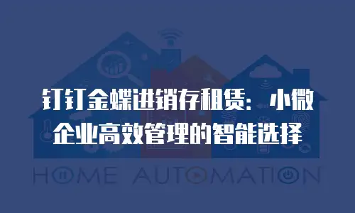 钉钉金蝶进销存租赁：小微企业高效管理的智能选择