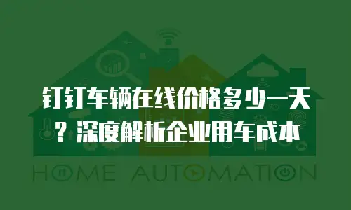 钉钉车辆在线价格多少一天？深度解析企业用车成本