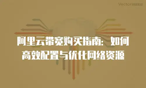 阿里云带宽购买指南：如何高效配置与优化网络资源