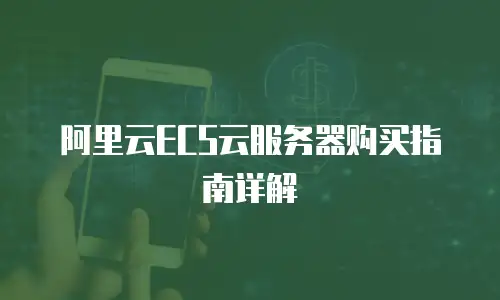 阿里云ECS云服务器购买指南详解