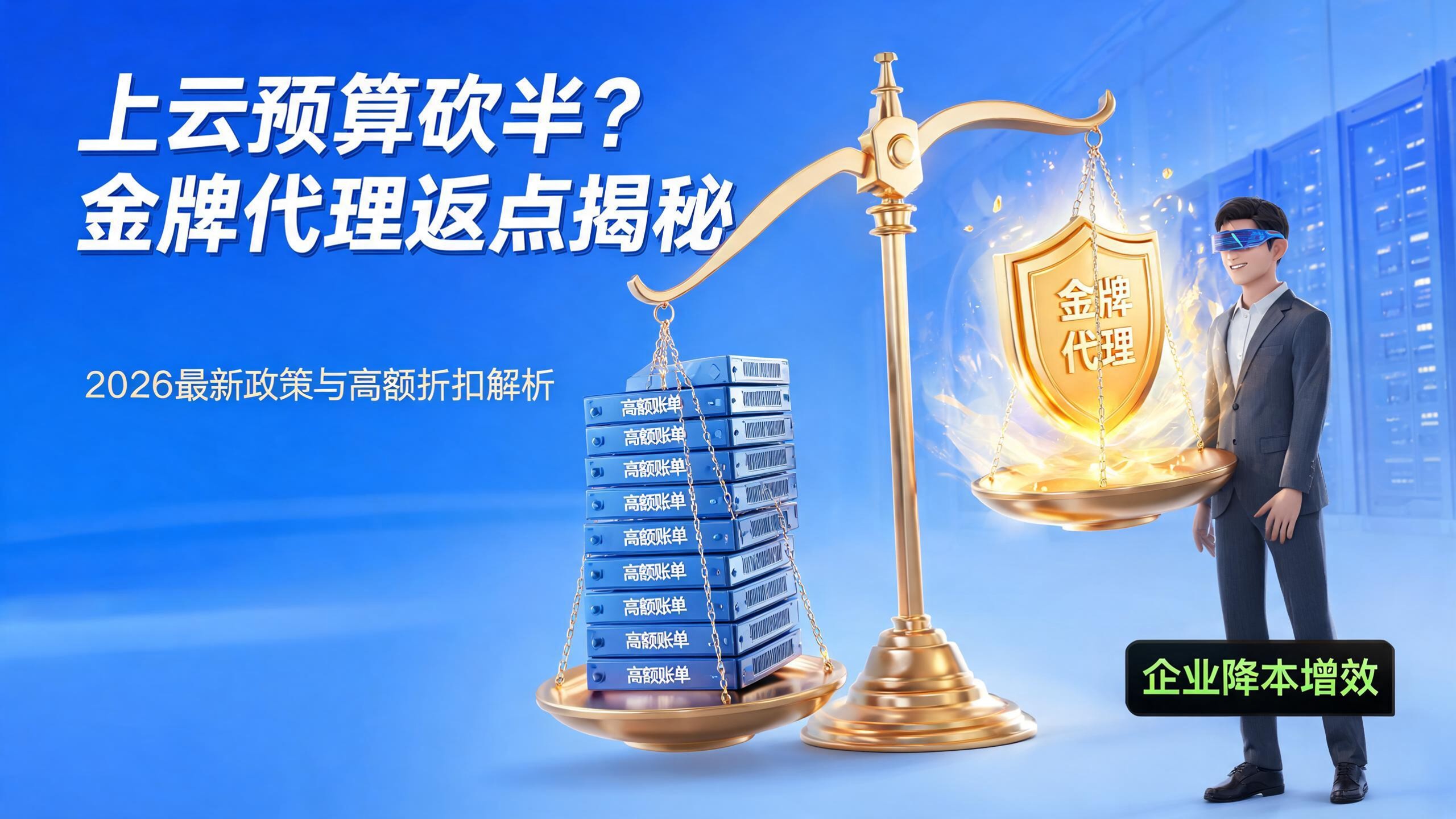 2026最新解析：阿里云金牌代理返点高吗？如何获取高额上云折扣