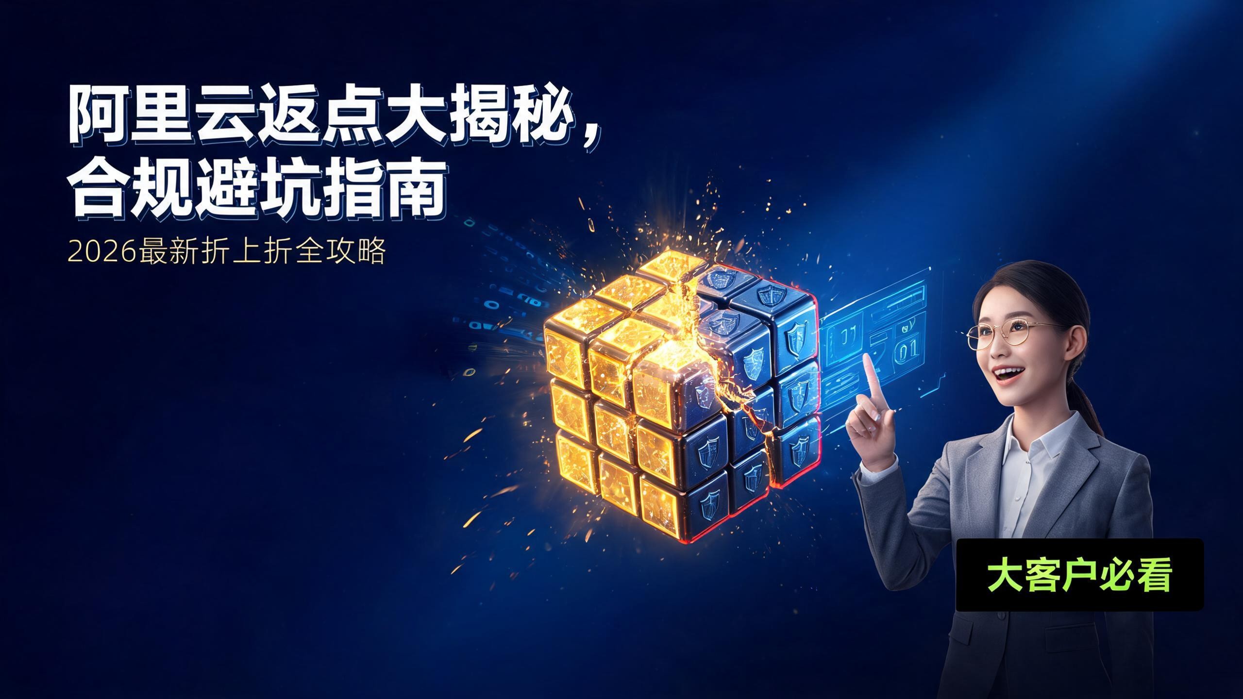 2026最新揭秘:阿里云大客户代理返点政策与折扣叠加全攻略