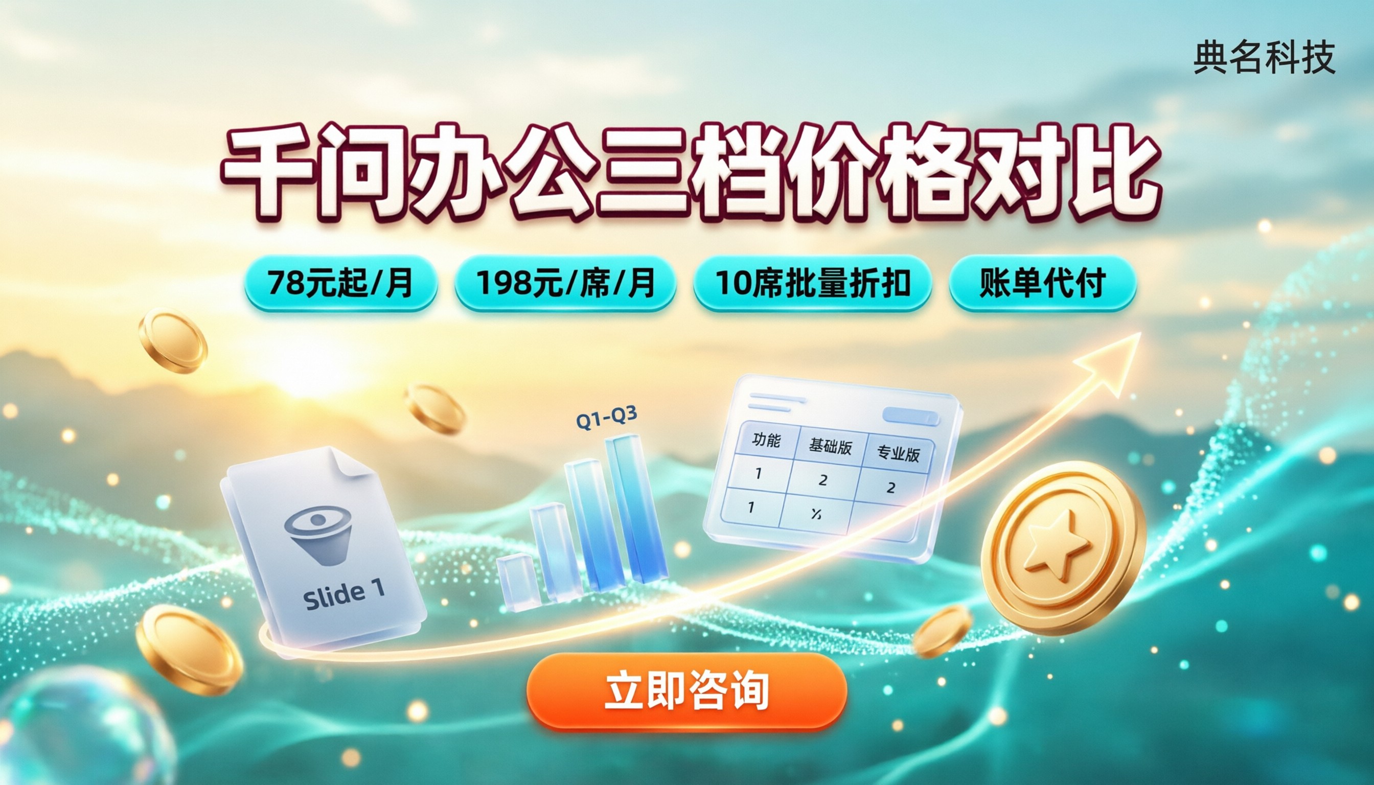千问办公多少钱?三档价格与选型对比