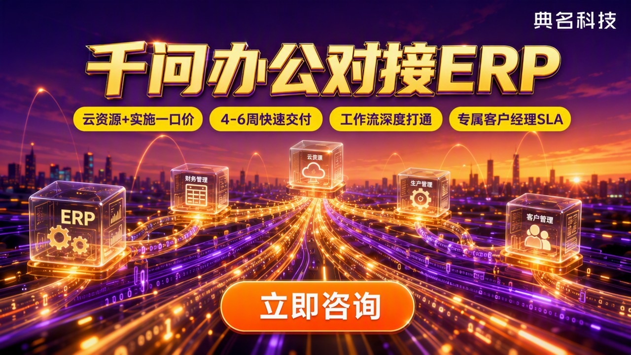 千问办公对接ERP:服务商怎么选与方案对比