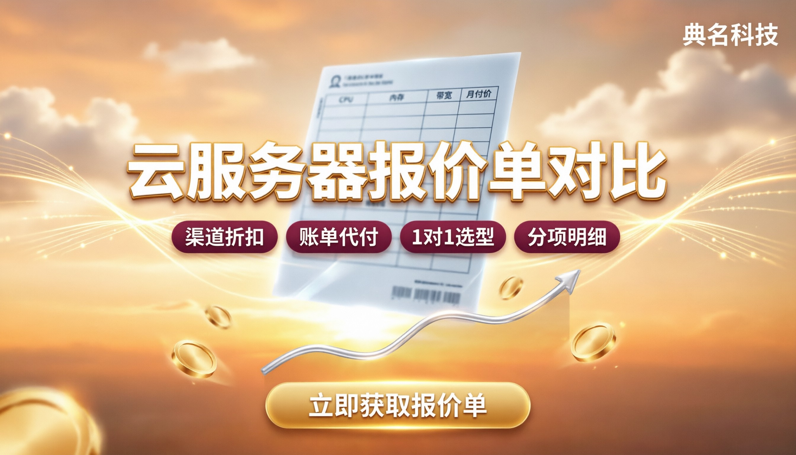云服务器报价单:对比报价怎么选?