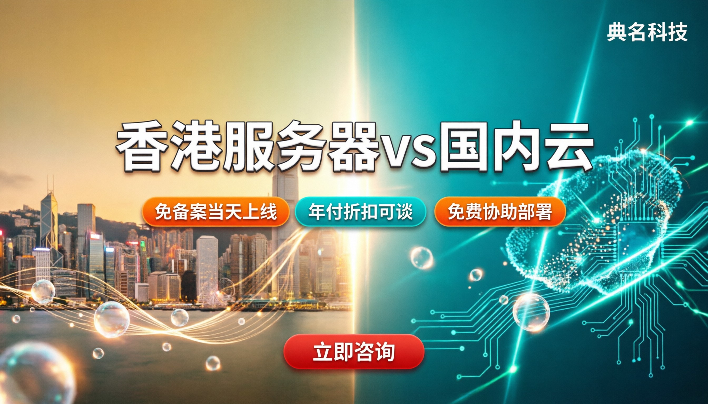 香港服务器和国内云对比：新手怎么选不踩坑