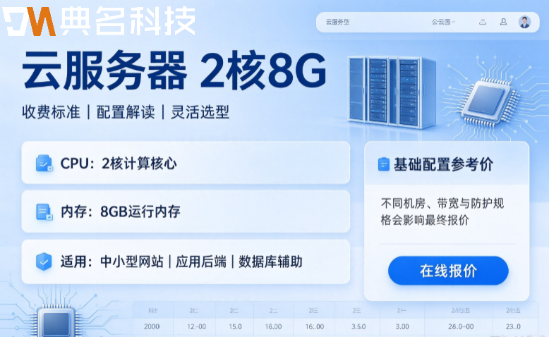 云服务器2核8g收费标准:阿里云服务器一年需要多少钱