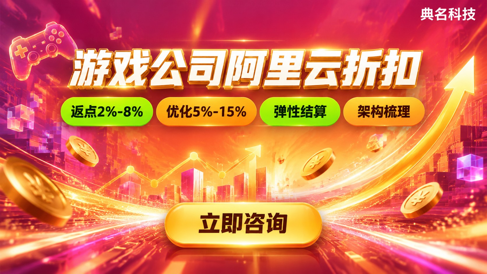 游戏公司阿里云折扣：代理商返点与价格明细