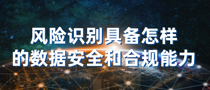 风险识别具备怎样的数据安全和合规能力