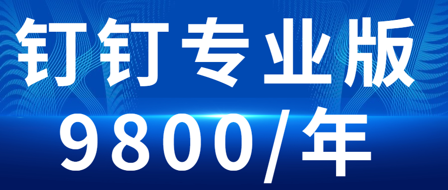 钉钉专业版价格