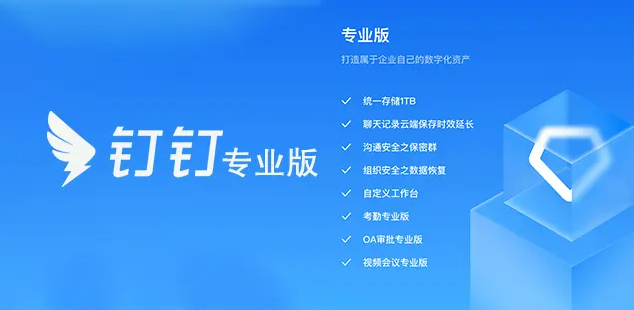 钉钉网课一年收费：钉钉专业版收费标准