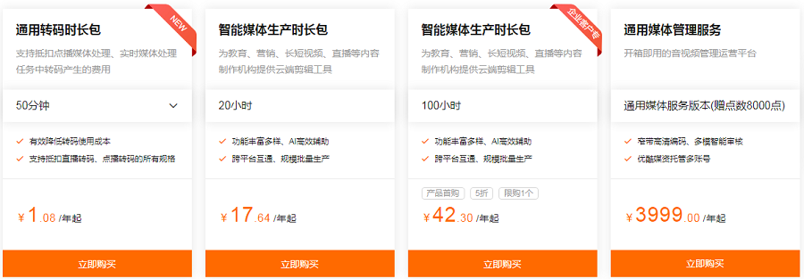 智能媒体服务IMS价格:智能媒体服务IMS多少钱一年