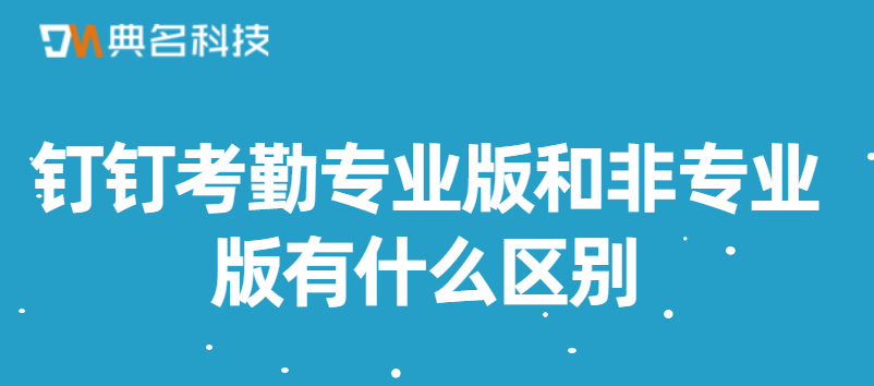 钉钉考勤专业版