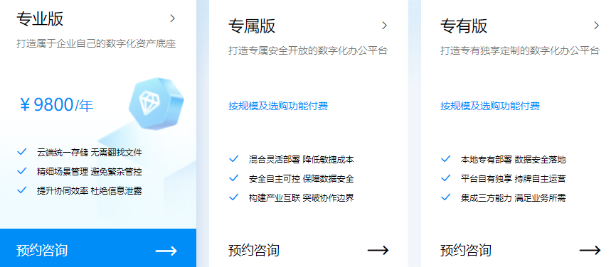 钉钉软件多少钱一年?钉钉钉企业版多少钱