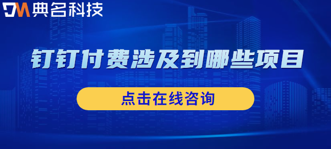 钉钉付费涉及到哪些项目：钉钉付费功能