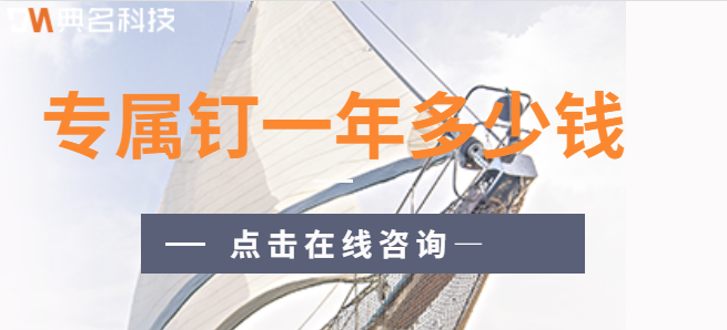 专属钉费用:专属钉一年多少钱