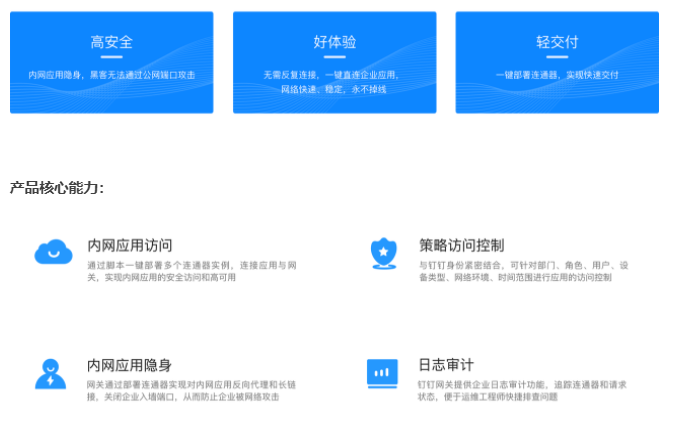 钉钉企业应用网关的收费标准