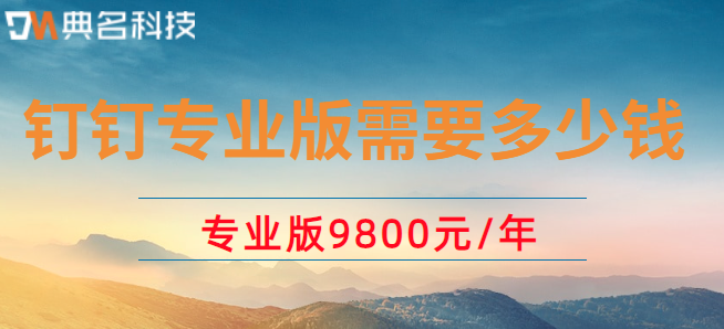 钉钉企业正式版价格:钉钉专业版需要多少钱