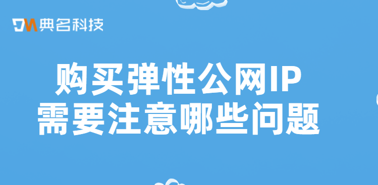 购买弹性公网IP需要注意哪些问题