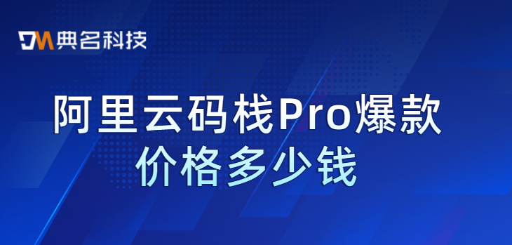 码栈Pro：阿里云码栈Pro爆款价格多少钱