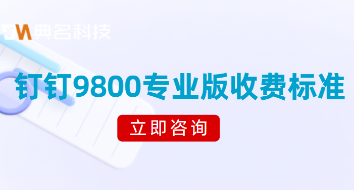 钉钉9800专业版收费标准