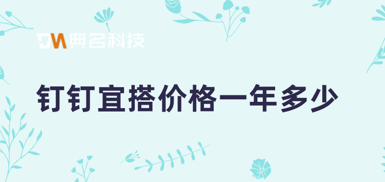 钉钉的低代码开发:钉钉宜搭价格一年