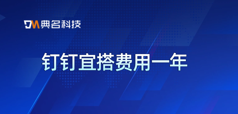 钉钉搭低代码:钉钉宜搭费用一年