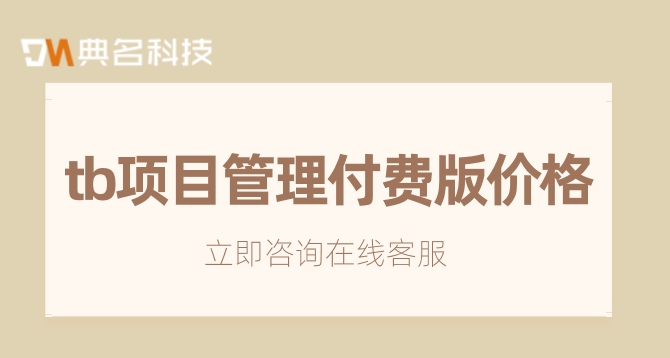tb 项目管理付费版价格