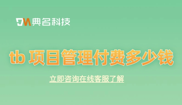 tb 项目管理付费多少钱
